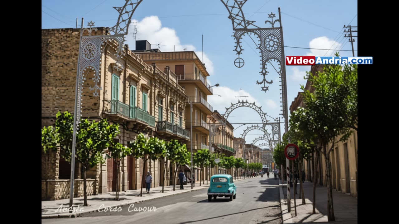 Andria: le immagini storiche a colori grazie all'Intelligenza Artificiale