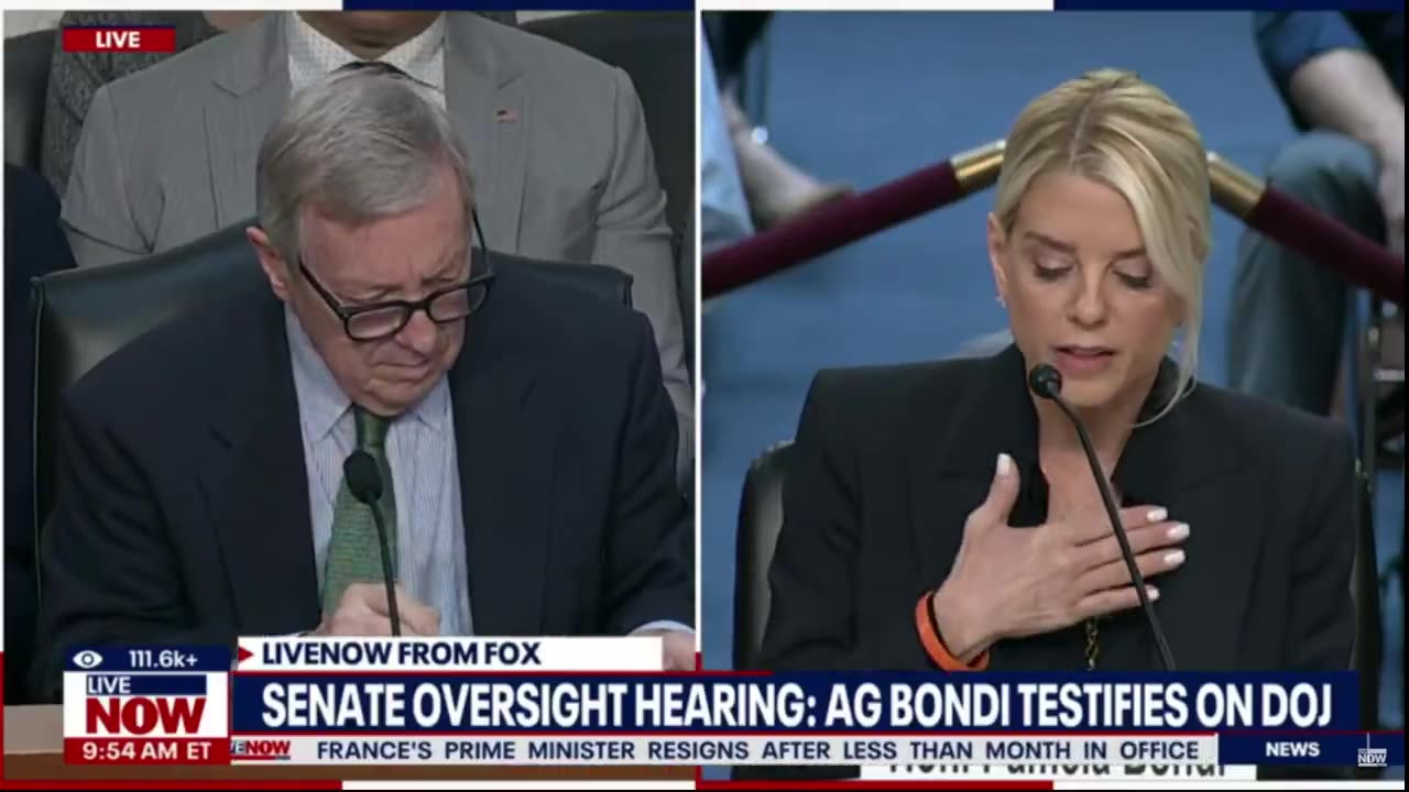 AG Pam Bondi just BOMBED Sen. Dick Durbin on CRIME in Chicago.