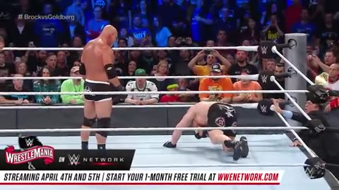 Goldberg vs. Brock Lesnar
