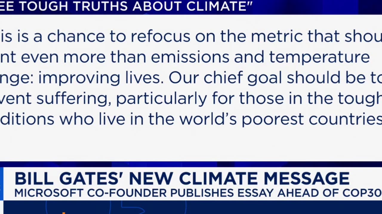 Bill Gates ADMITS Climate Hysteria Went Too Far – Media SILENT!