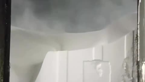 The residents of the Tiksi settlement have ended up in a climatic hell - a powerful blizzard