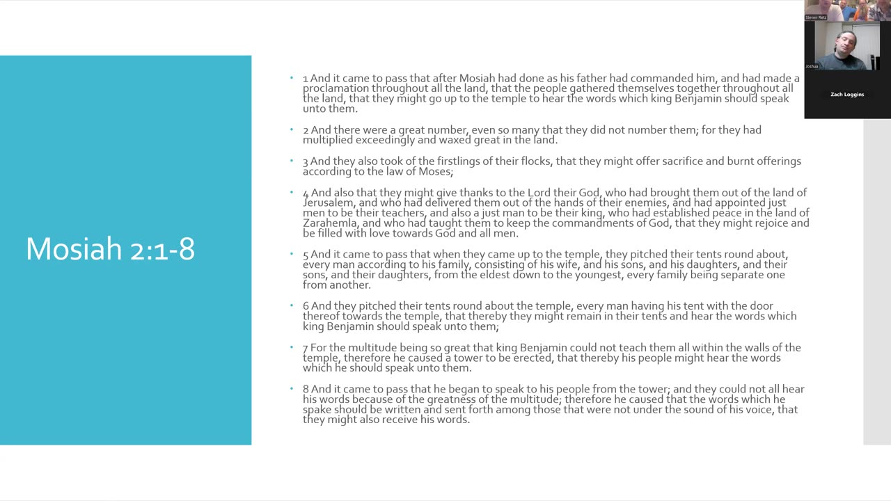 Scripture Study 2025-10-06 Tabernacles