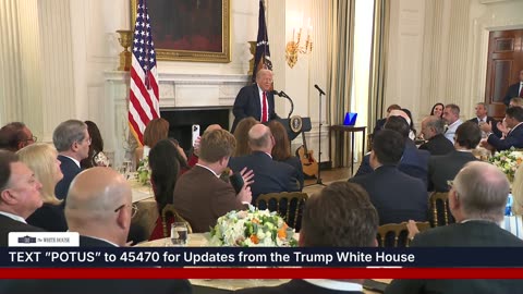 President Trump Participates in the White House Faith Office Luncheon