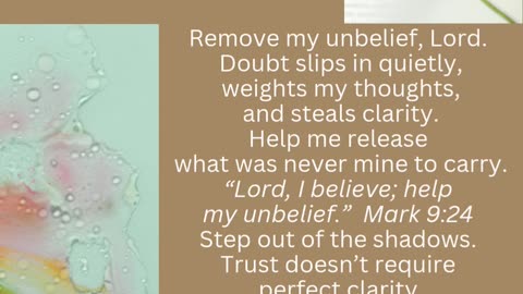 Help My Unbelief