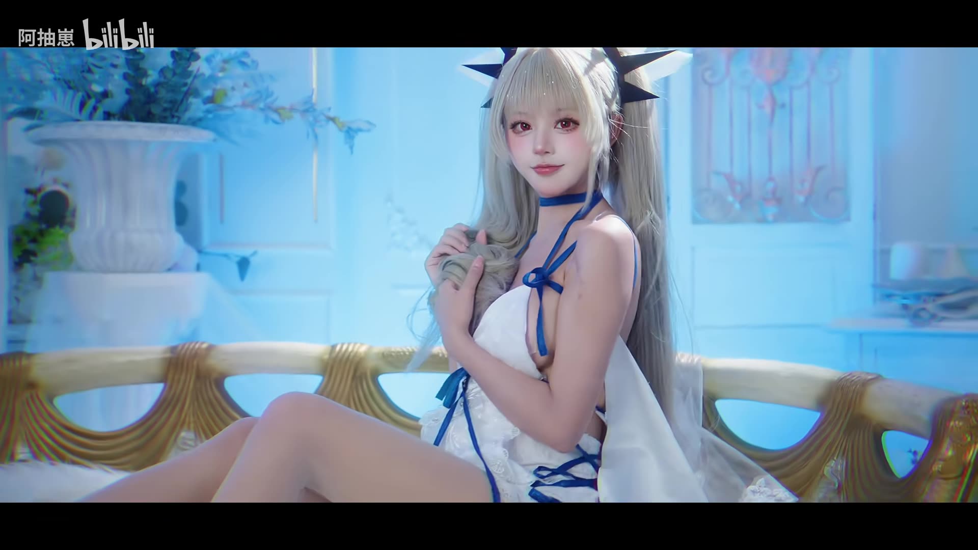 Cute White Gown Supple Model Pose | Daily Beauty EP 1306