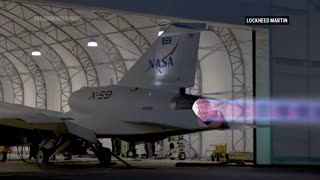 Supersonic is back. A supersonic jet plane designed to make very little noise took flight