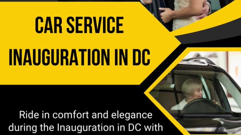 Book Your Inauguration Car Service in DC for Comfort and Class Await