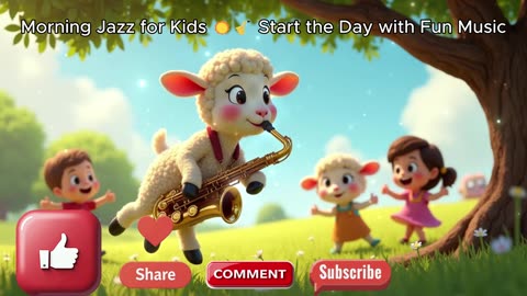 Jazzy Playtime 🎷 Fun Music for Kids | Playtime Songs & Movement | Little Lamb Studios