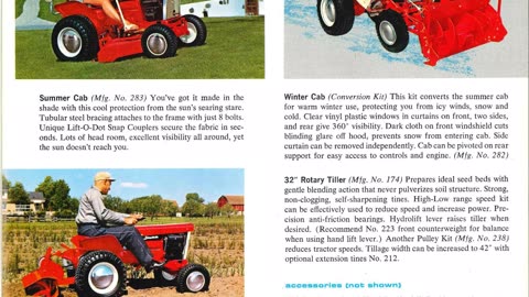 1966 Simplicity Lawn Equipment Catalog. When Mowing the Lawn was simpler.