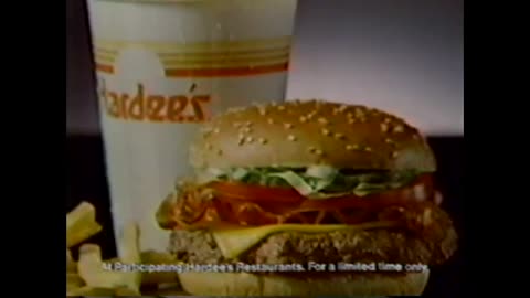 August 17, 1986 - Bacon Cheeseburger Combo at Hardee's