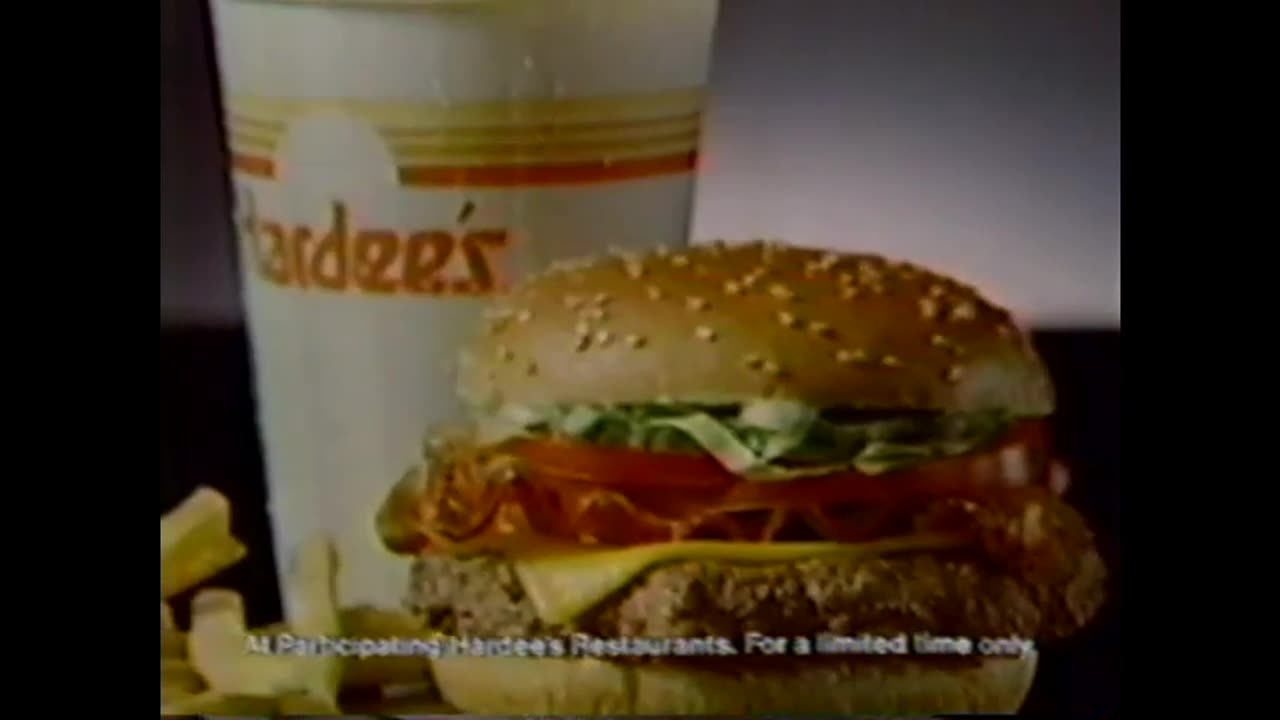 August 17, 1986 - Bacon Cheeseburger Combo at Hardee's