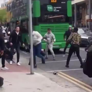 A fake asylum seeker attacks Irish people and discovers it was better not to.