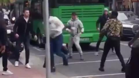 A fake asylum seeker attacks Irish people and discovers it was better not to.