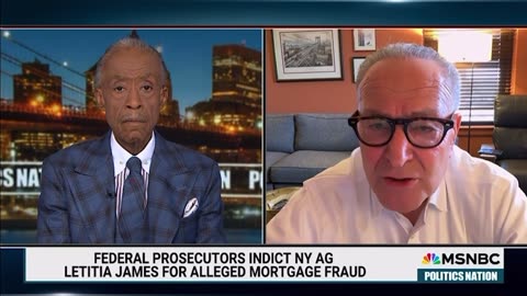 Chuck Scumer Calls for "Forceful" Uprising in Response to Letitia James Indictment