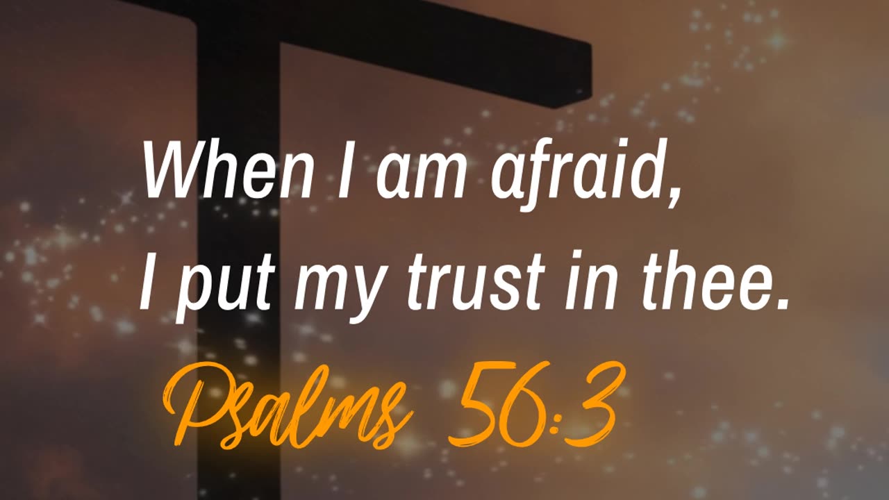 When I Am Afraid | Psalm 56:3 | Finding Peace in His Presence