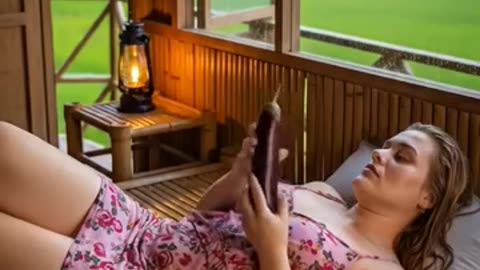 Relaxing Massage in the Rain 🌧️ Healing Touch Ambience ASMR 01