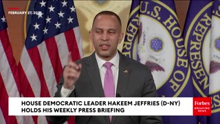 Jeffries Warns The GOP- Hands Off Social Security, Hands Off Medicare, Hands Off Medicaid