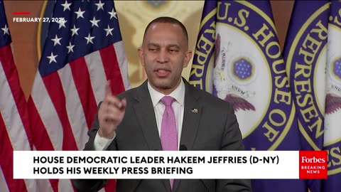 Jeffries Warns The GOP- Hands Off Social Security, Hands Off Medicare, Hands Off Medicaid 