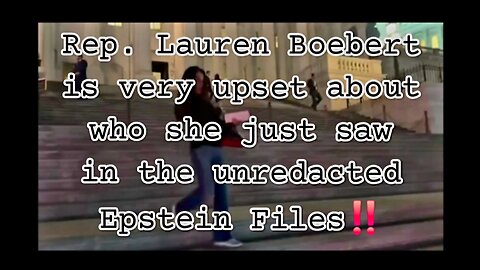 LAUREN BOEBERT is P!SSED