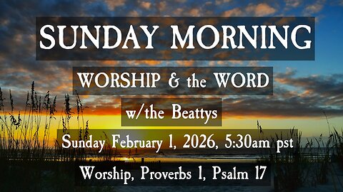 🌞 SUNDAY MORNING ✝️