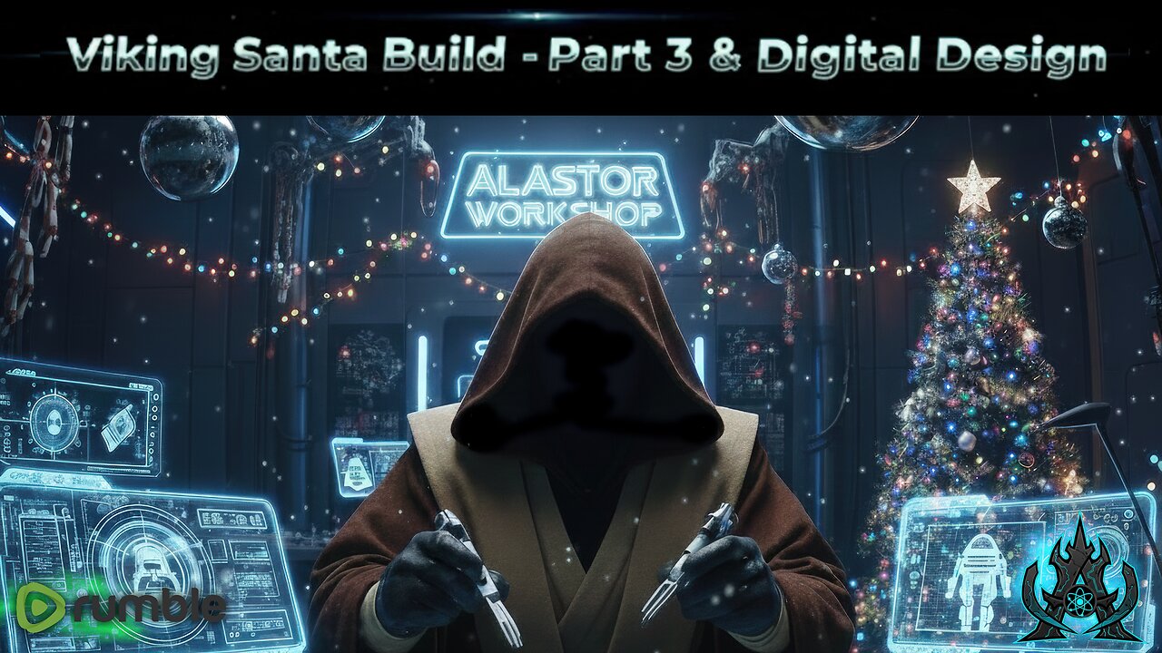 Studio Session: Sculpt, Animate, and Model (Viking Santa & New Statues!)