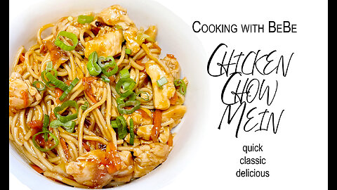 "Quick & Delicious Chicken Chow Mein: A Flavorful Stir-Fry Recipe!"