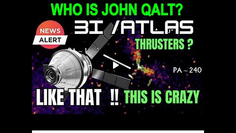 3I/Atlas Jan 22 NEW HUBLLE IMAGES confirm PERFECT JET GEOMETRY like Satellite Thrusters ! WHAT IS IT