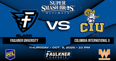Smash Bros.- Faulkner Black vs. CIU (10/9/2025)