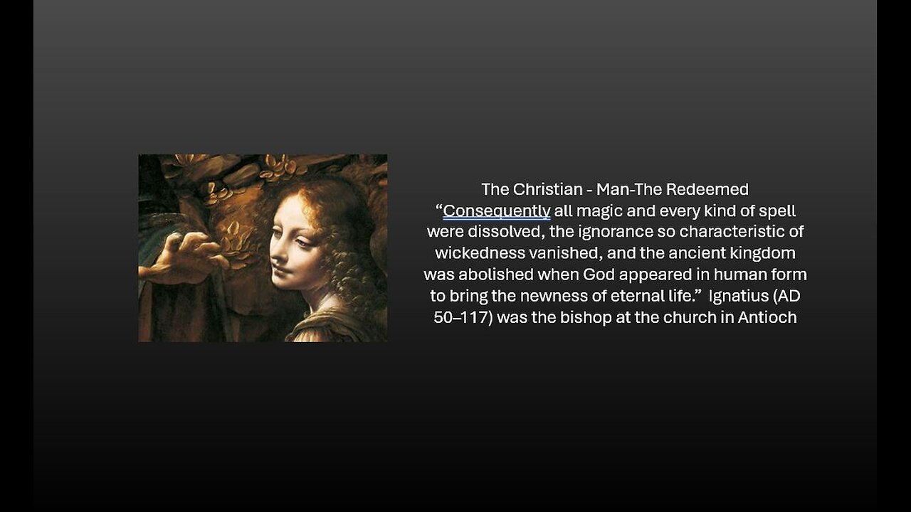 What is Man? Chapter 6 The Christian-"Man the Redeemed"