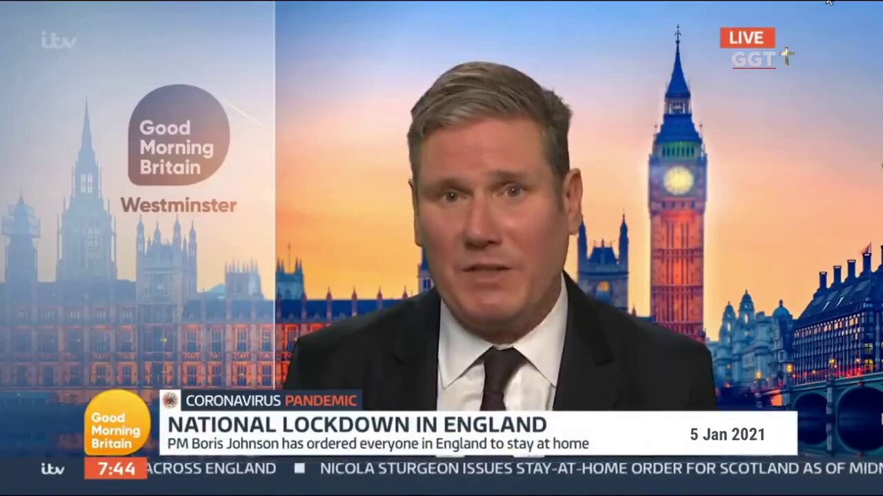 “We have to Deal with the Anti-Vaxxers” says Keir Starmer. Next UK PM?