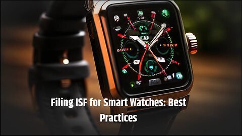 Mastering ISF Filing for Fashion Smartwatches: Essential Tips for Importers