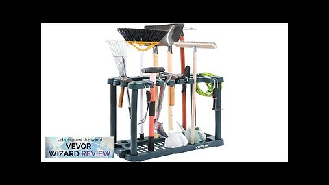 VEVOR Garden Tool Organizer 10 Slots Yard Tool Tower Rack for Garage Review