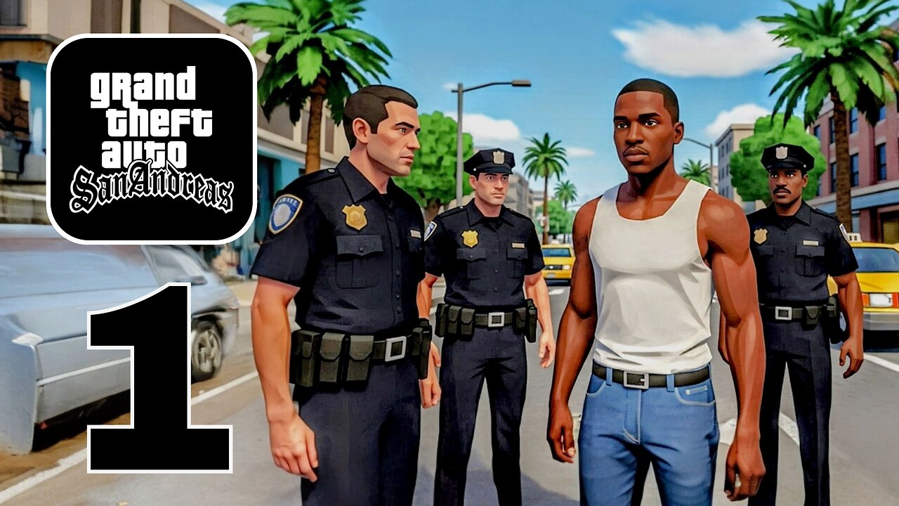 Grand Theft Auto: San Andreas - Gameplay Walkthrough Part 1 - San Andreas Origins (iOS, Android)