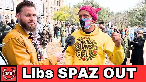 Owen Shroyer deals with UNHINGED liberals at Austin protest