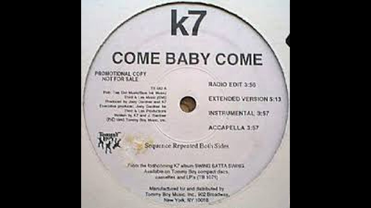 K7 - Come Baby Come (Official Music Video) 1993