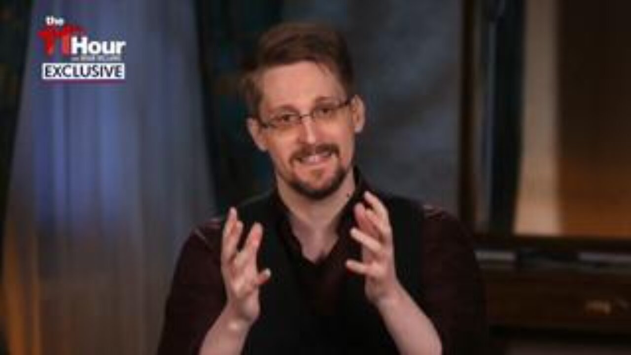 Edward Snowden issues a CHILLING WARNING: