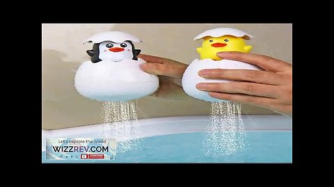 Baby Bathing Toy Kids Cute Duck Penguin Egg Water Spray Sprinkler Bathroom Review