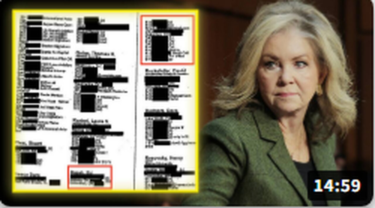 BREAKING: Senator Blackburn Says Today's Epstein File Drop Is Just The First