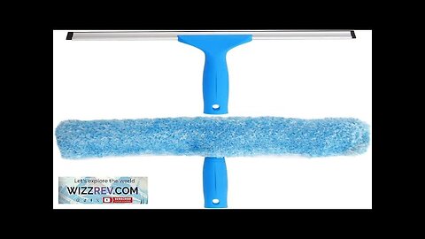 MR.SIGA Professional Window Cleaning Combo Squeegee & Microfiber Window Scrubber 14" Review