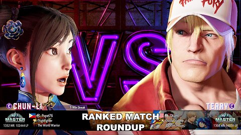 Kuya Kalbo SF6 Ranked Roundup. Chun Li Master Rank [Hori Fight Stick]