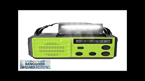 Emergency Hand Crank Radio with LED Flashlight for Emergency AM/FM NOAA Portable Review