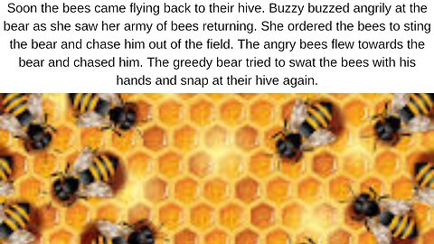 English stories The buzzing bee.