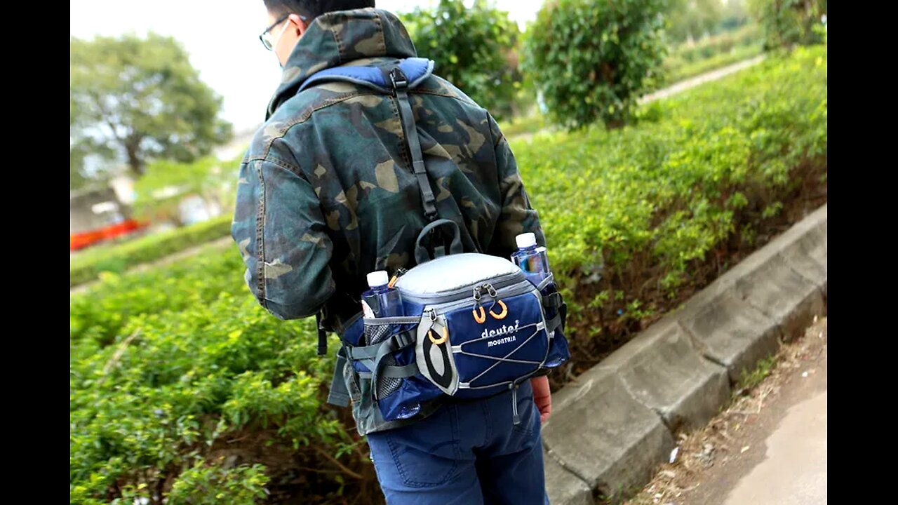 Outdoor Bag for Fishing Cycling Camping Climbing Hiking Running