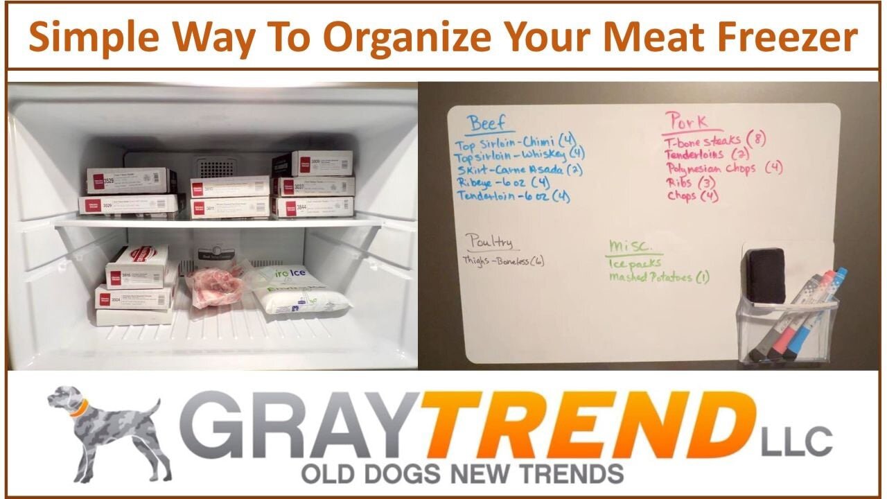 Simple Way To Organize Your Meat Freezer