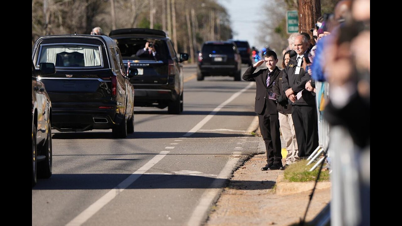 Jimmy Carter's 6-day state funeral begins with a motorcade through south Georgia