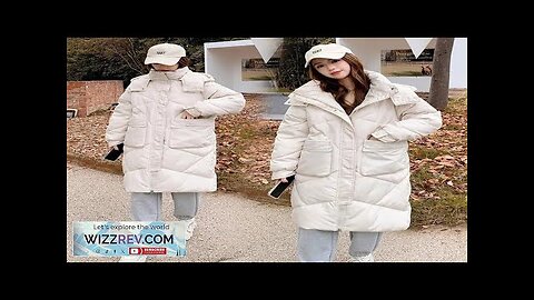 2023 New Women Winter Parkas Long Jacket Zipper Loose Puffer Parka Waterproof Review