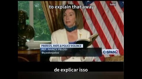 Subvenção da esquerda, eles criam o caos para legislar conforme seus interesses: Discurso da presidente Pelosi sobre o presidente Trump, protestos e agitação civil: CSPAN2: 2 de junho de 2020 12h25-12h35.