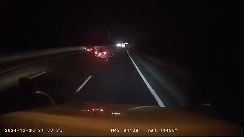 Dangerous Driving on Highway 401 London