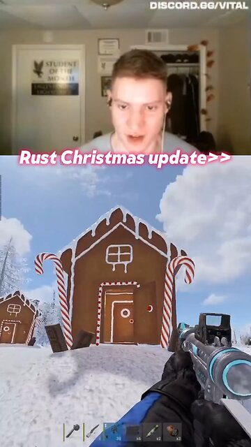 Rust gingerbread house