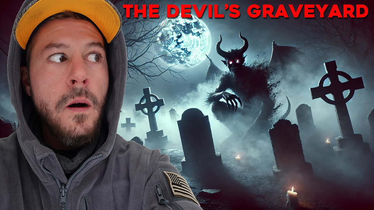 I Saw A DEMON while CAMPING ALONE in the MOST HAUNTED GRAVEYARD | THE DEVIL'S GRAVEYARD